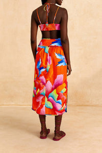 Top Ombre Chita en lin - Rouge