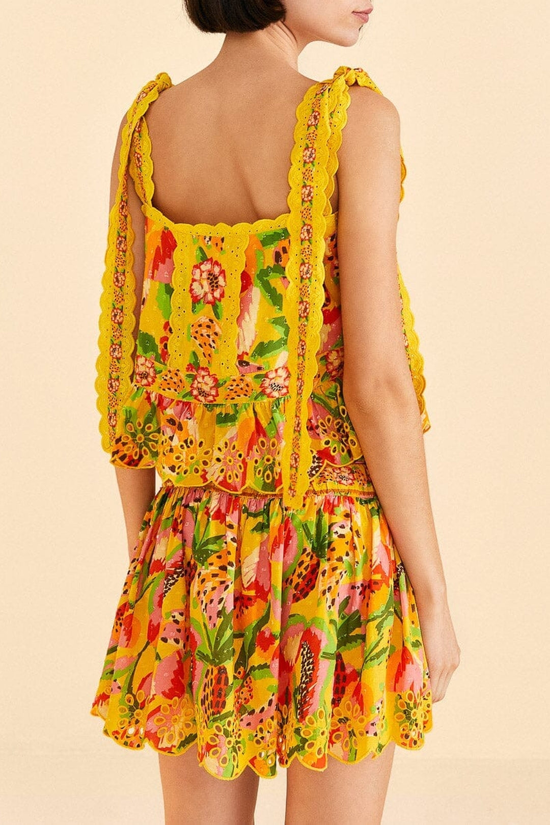 Blouse Fruits Paradise - Jaune