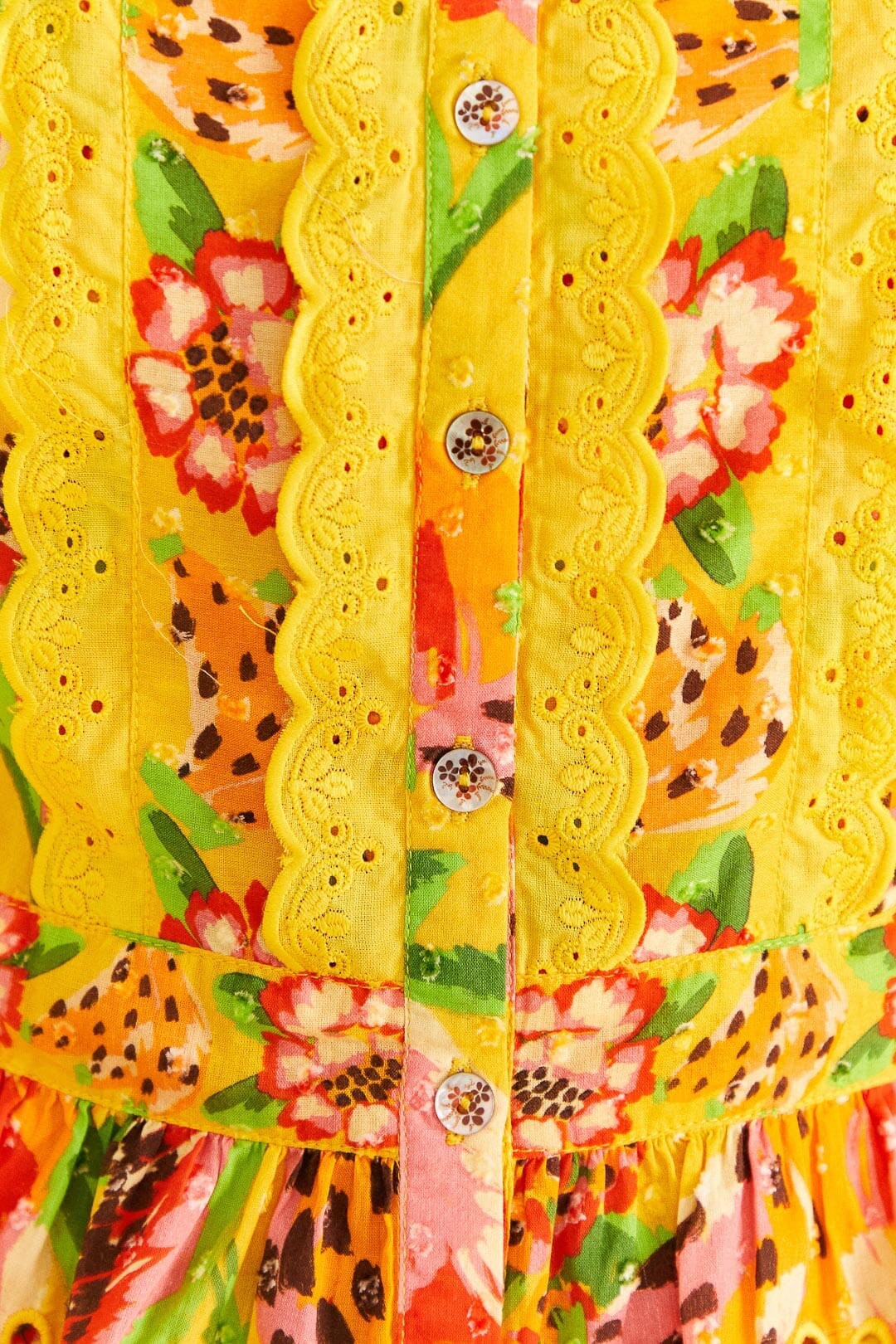 Blouse Fruits Paradise - Jaune