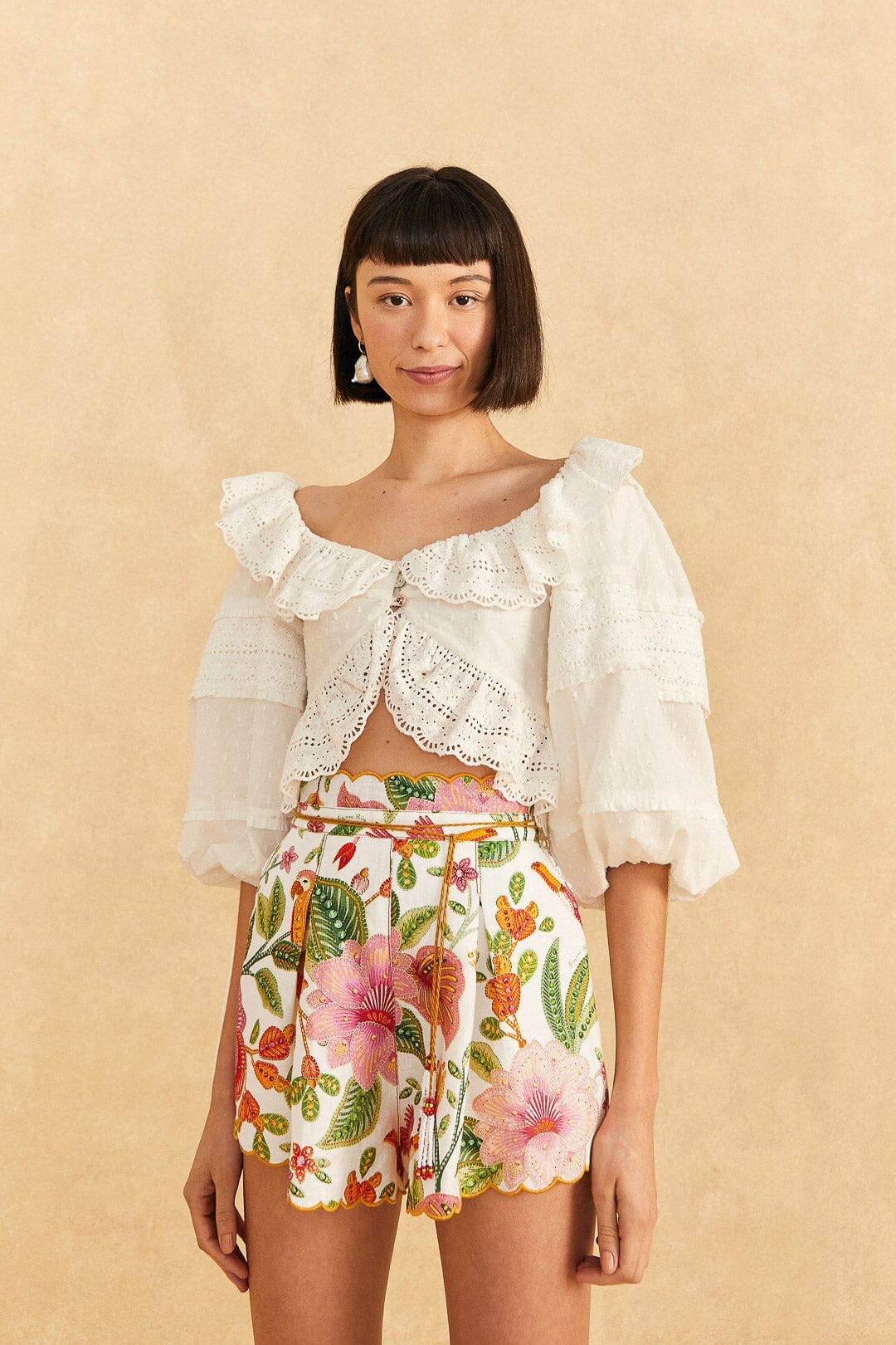 Bloom Off White Jupes & Shorts - Bloom Off White