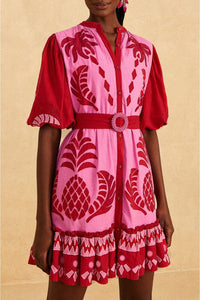 DJV_Jungle Scarf Red Robes courtes - Jungle Scarf Red
