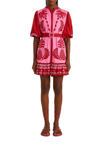 DJV_Jungle Scarf Red Robes courtes - Jungle Scarf Red