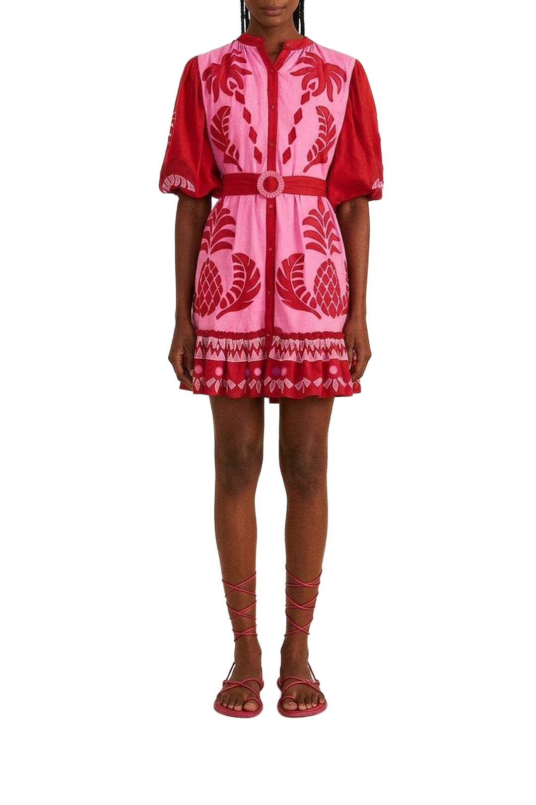 DJV_Jungle Scarf Red Robes courtes - Jungle Scarf Red