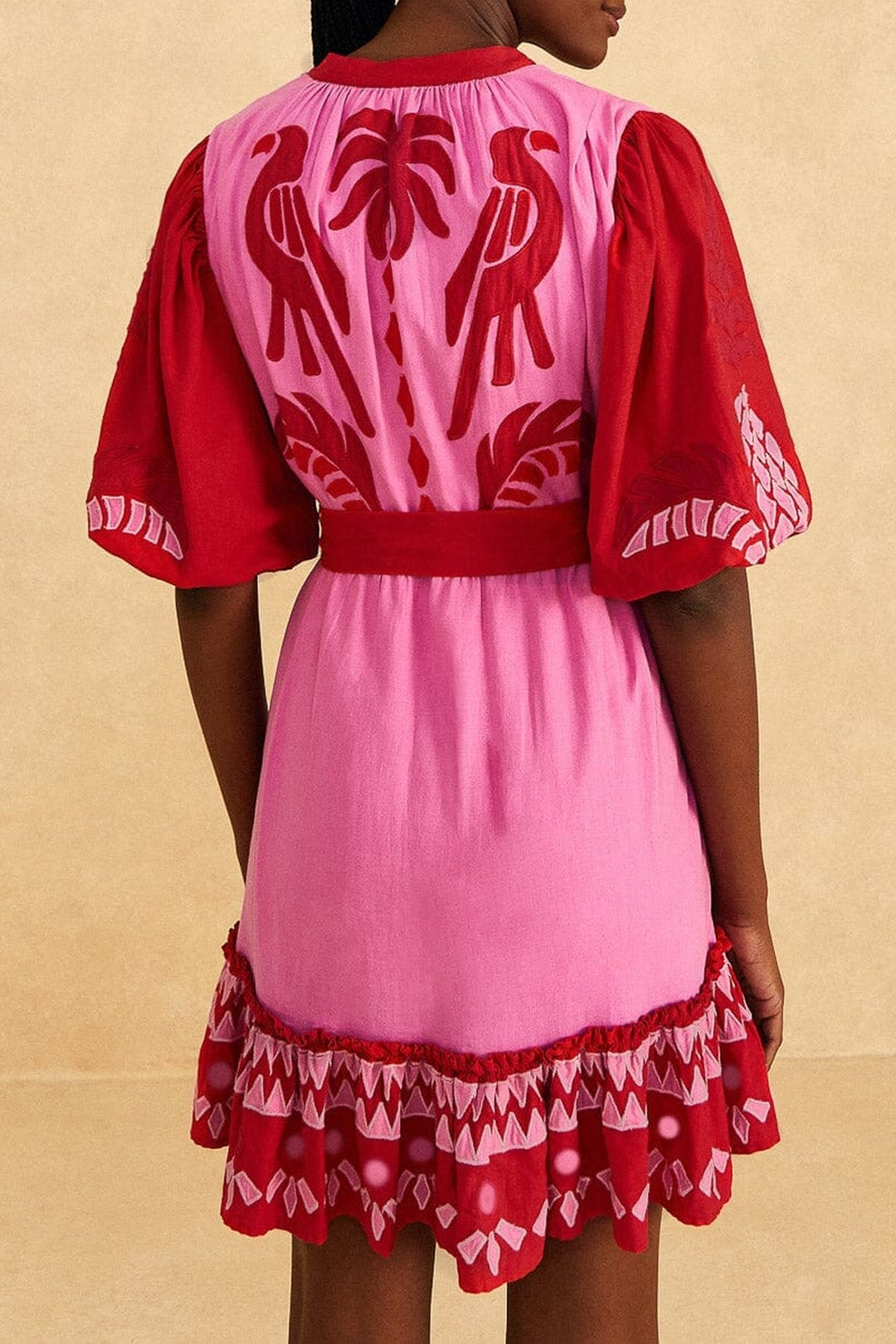 DJV_Jungle Scarf Red Robes courtes - Jungle Scarf Red