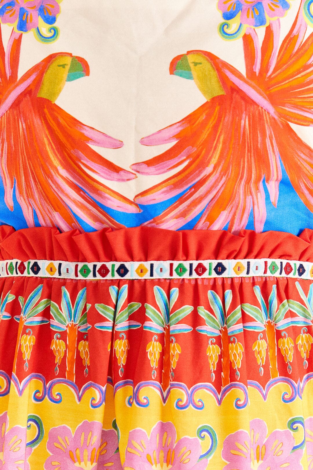 Robe courte Vivid Garden - Multicolore