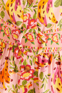 Robe courte Painted Bananas - Rose
