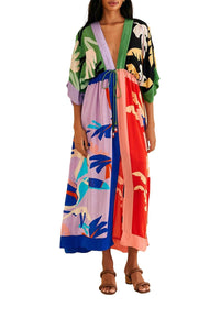 Robe longue Brasil Bahia - Multicolore