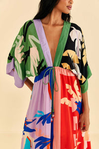 Robe longue Brasil Bahia - Multicolore