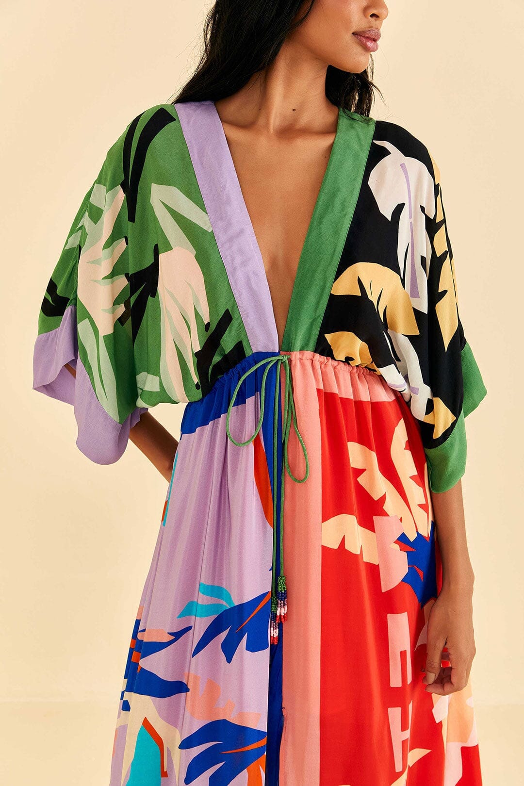 Robe longue Brasil Bahia - Multicolore