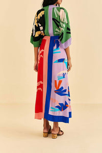 Robe longue Brasil Bahia - Multicolore