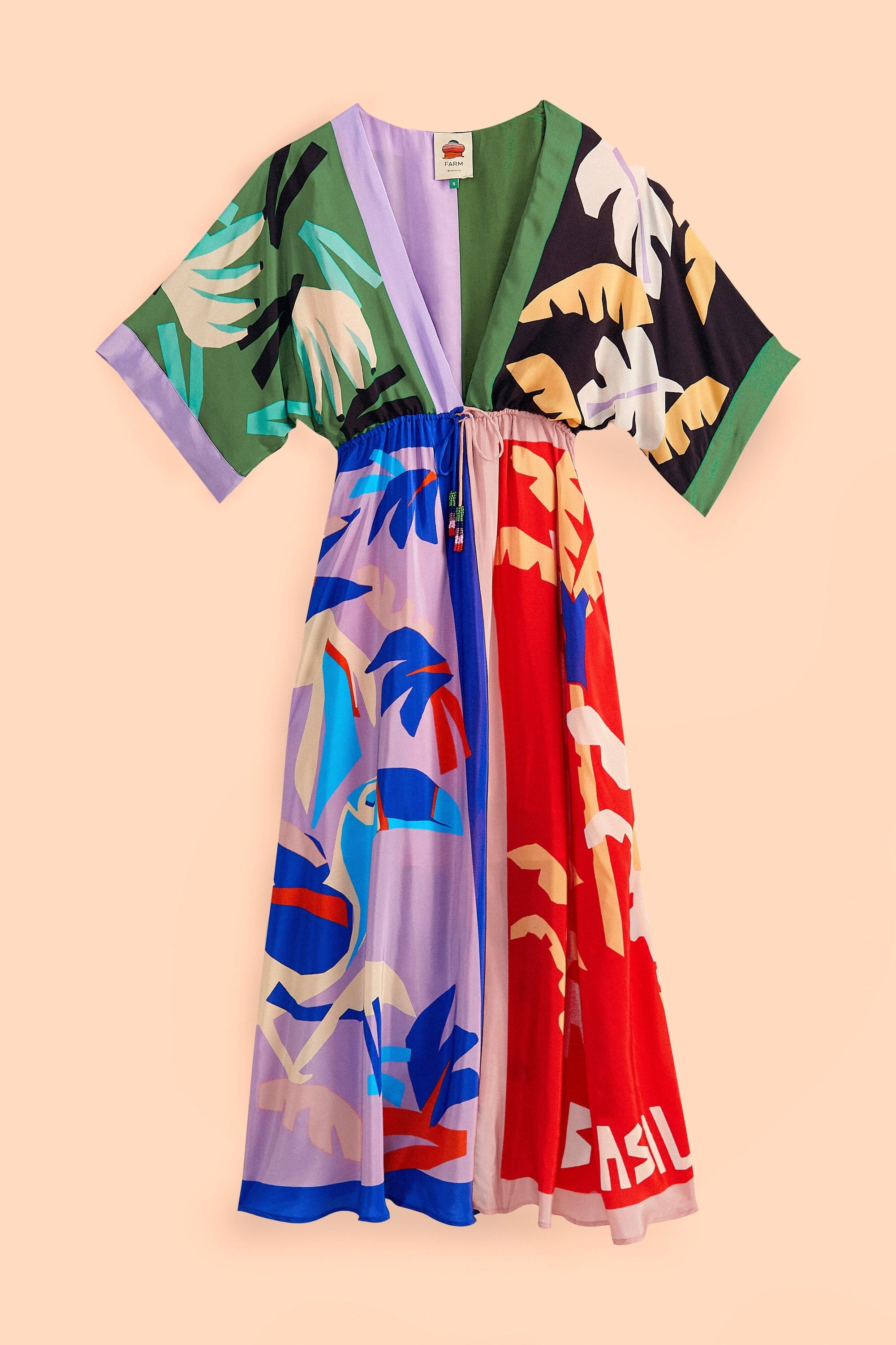 Robe longue Brasil Bahia - Multicolore