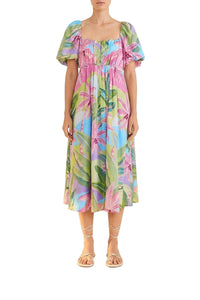 Robe midi Beach Vibe - Multicolore