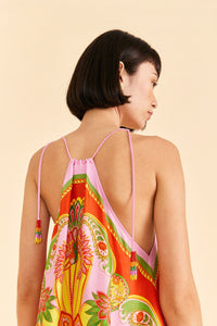 NEW_Toucans Scarf Multicolor Robes courtes - Toucans Scarf Multicolor