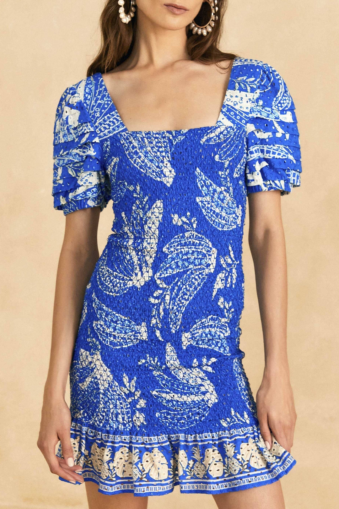 DJV_Lace Bananas Navy Blue Robes courtes - Lace Bananas Navy Blue