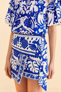 DJV_Jungle Scarf Navy Blue Jupes & Shorts - Jungle Scarf Navy Blue