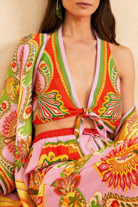 DJV_Toucans Scarf Multicolor Tops & T-Shirts - Toucans Scarf Multicolor