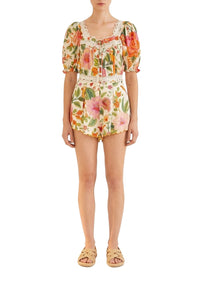 Blouse Macaw Bloom - Orange