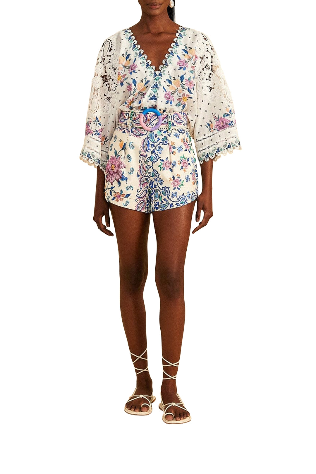 MEDIA OFF LINE_Body Romantic bandanas - Blanc