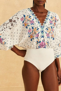 MEDIA OFF LINE_Body Romantic bandanas - Blanc
