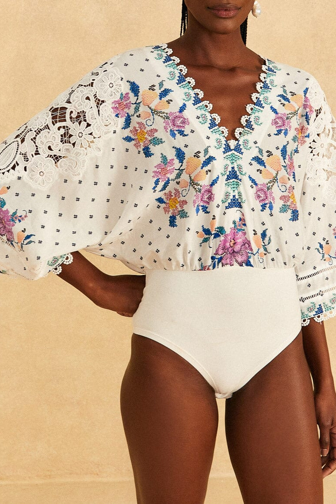 MEDIA OFF LINE_Body Romantic bandanas - Blanc