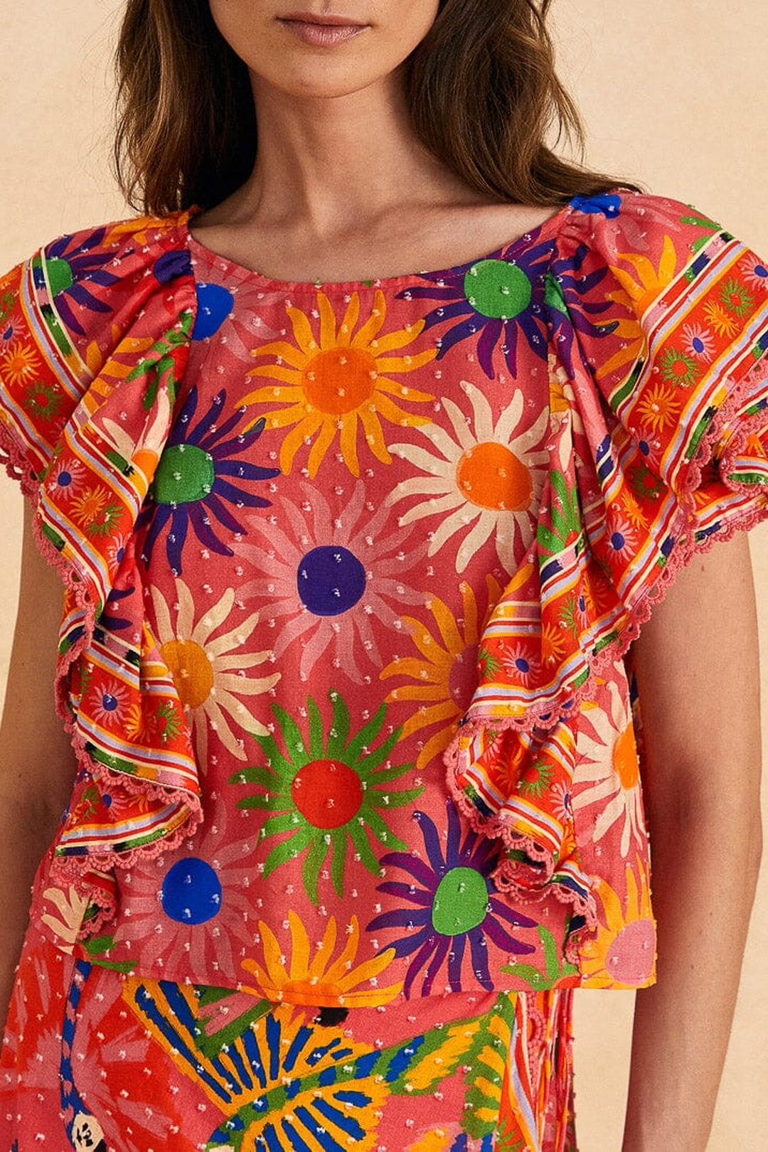 Blouse Summer Sun Coral - Rose