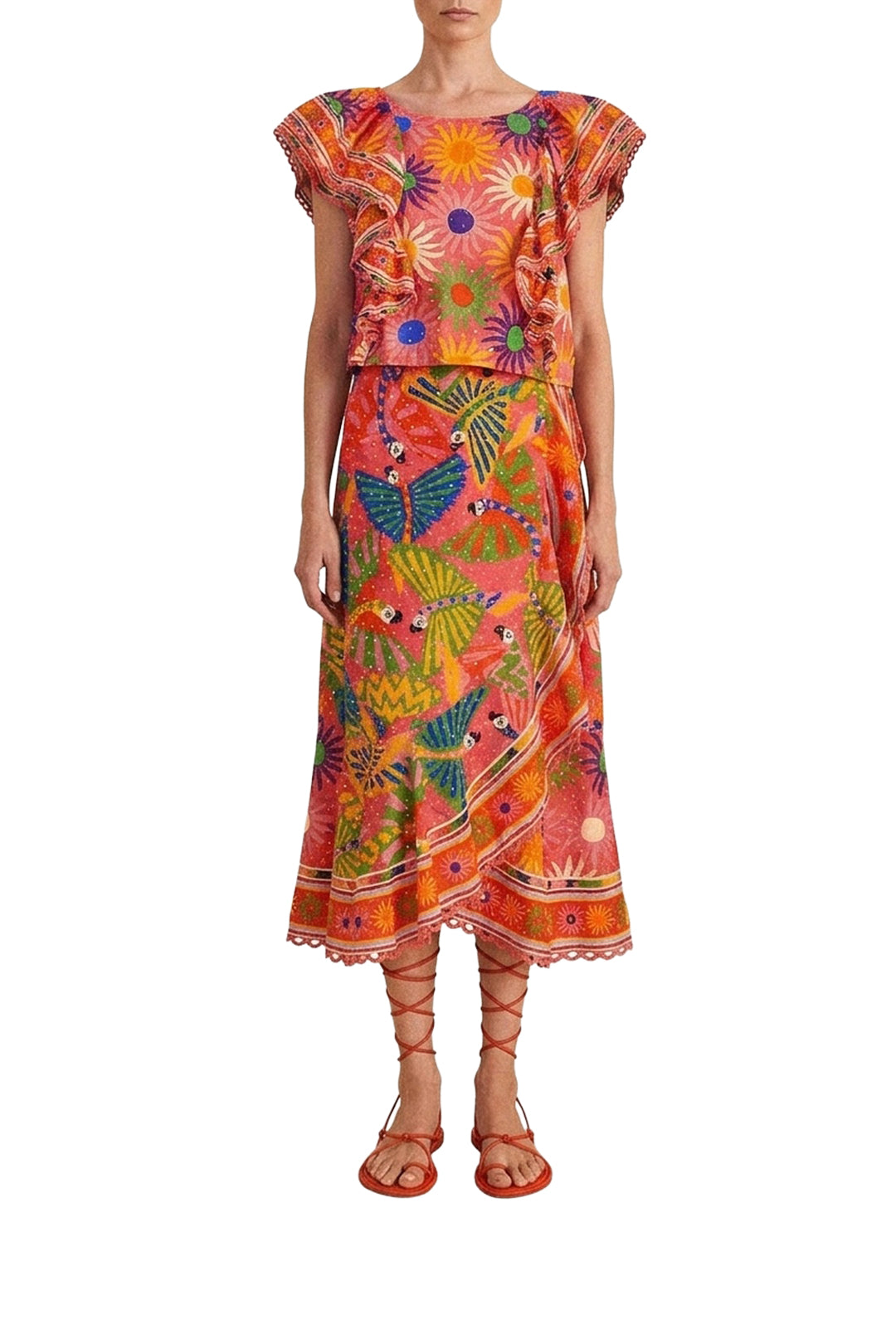 Blouse Summer Sun Coral - Rose