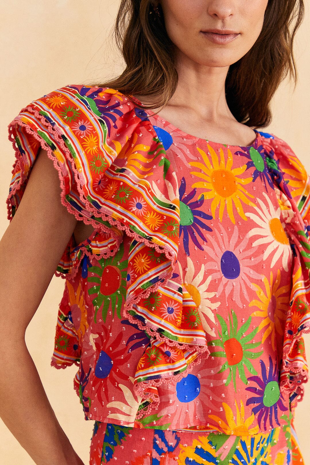 Blouse Summer Sun Coral - Rose