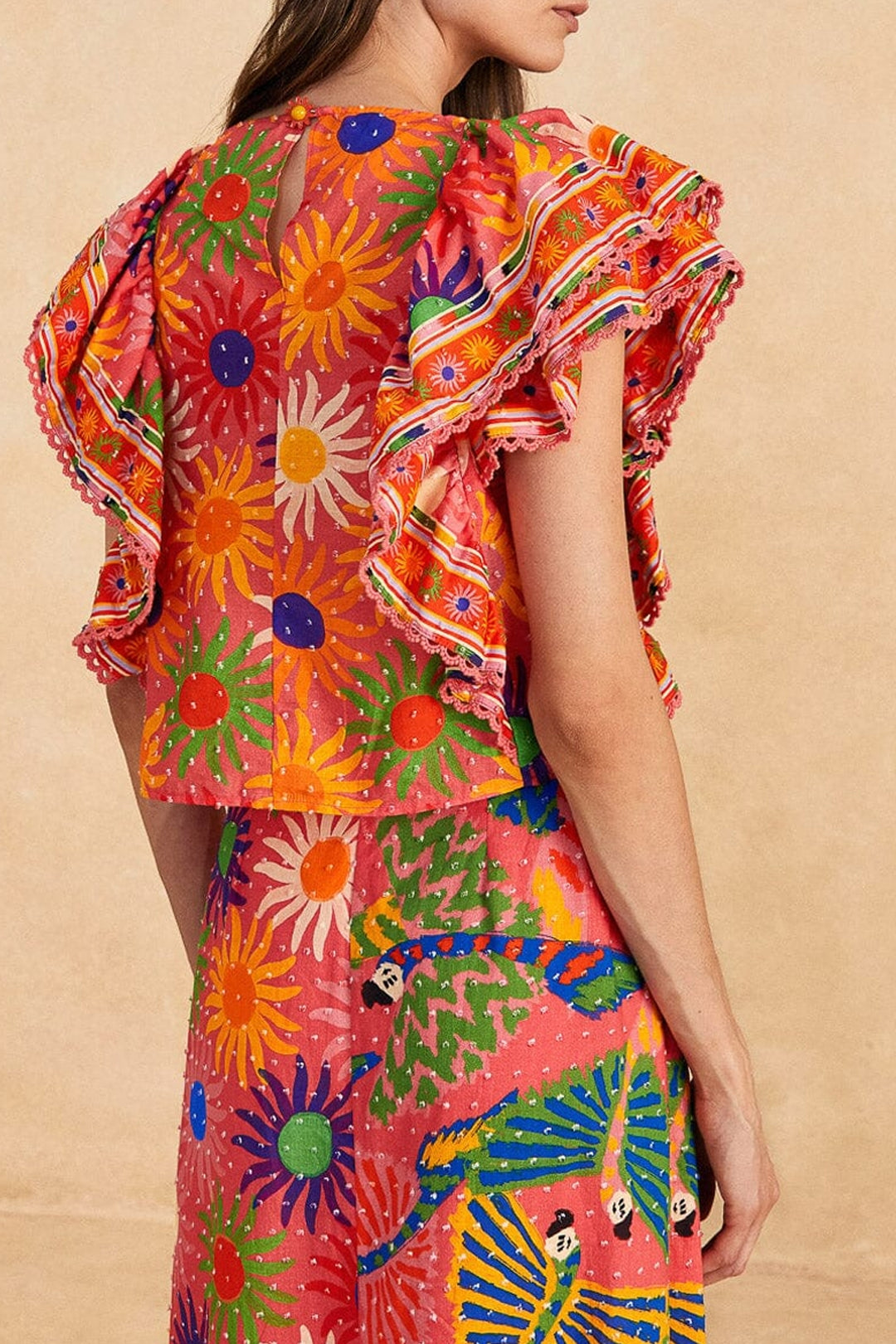 Blouse Summer Sun Coral - Rose