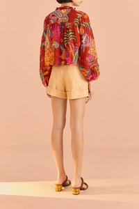 Blouse Mystic bush - Rouge