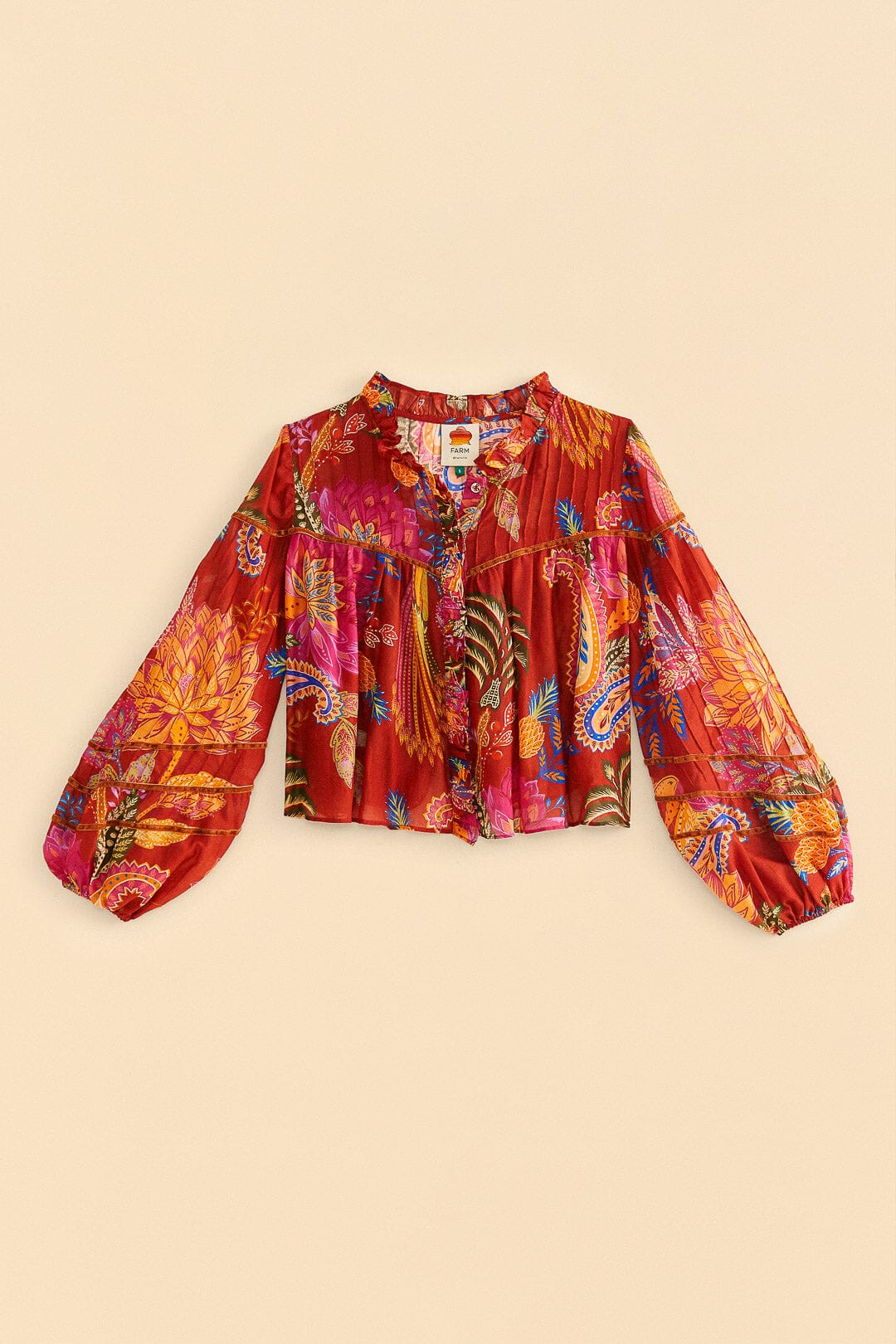 Blouse Mystic bush - Rouge