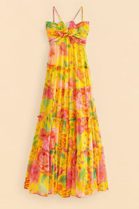 MEDIA OFF LINE_Macaw Bloom Maxi Dress - Yellow