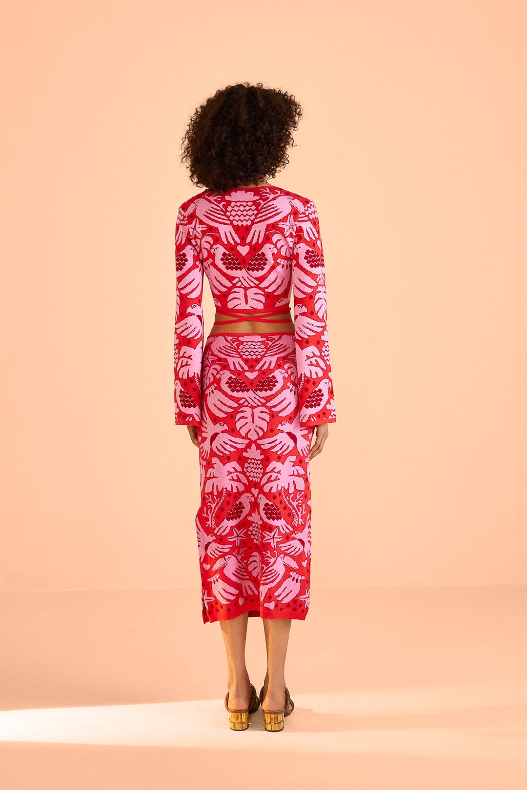 NEW_Jungle Scarf Red Tops & T-Shirts - Jungle Scarf Red