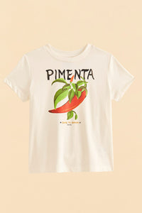T-shirt Peppers en coton - Blanc