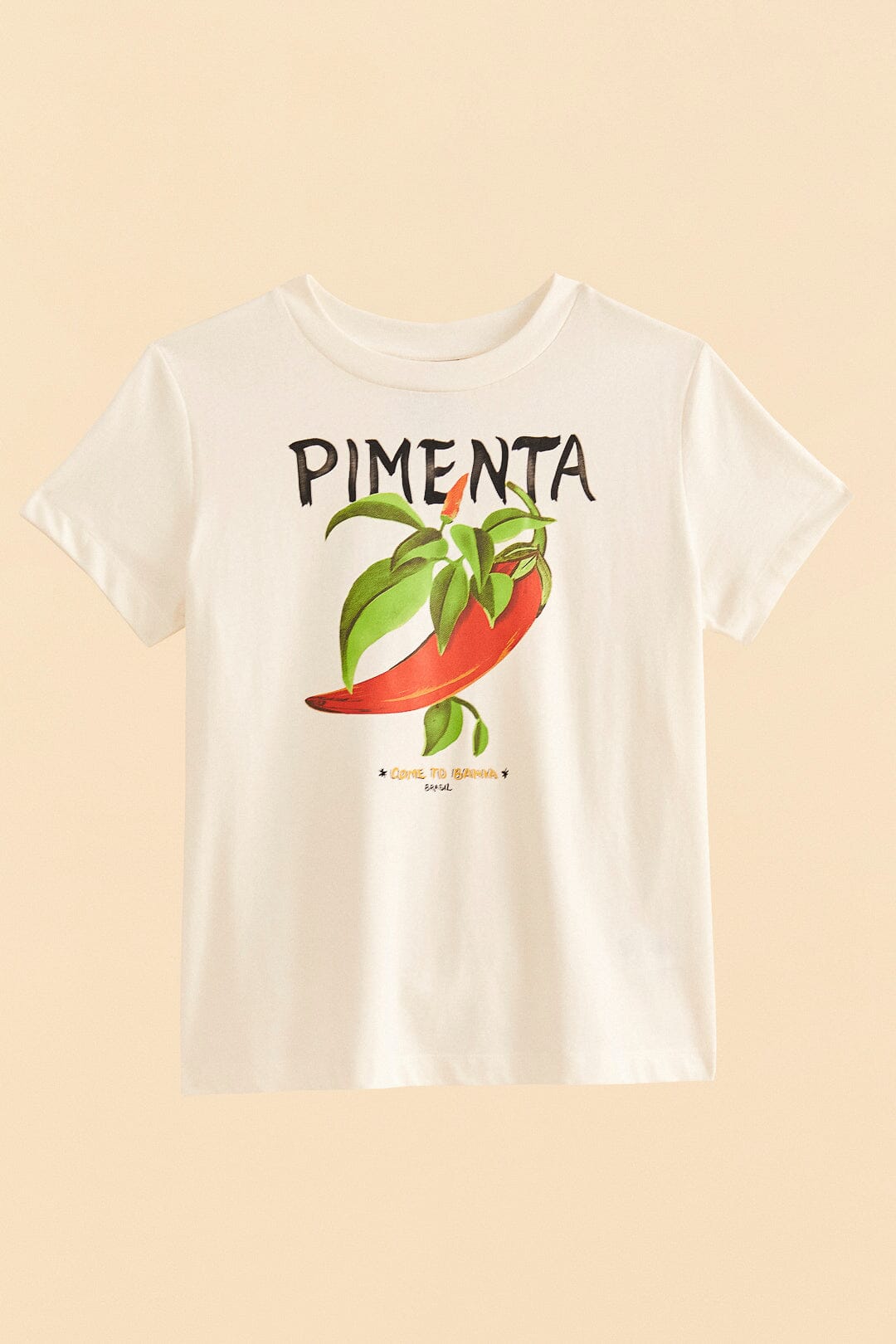 T-shirt Peppers en coton - Blanc