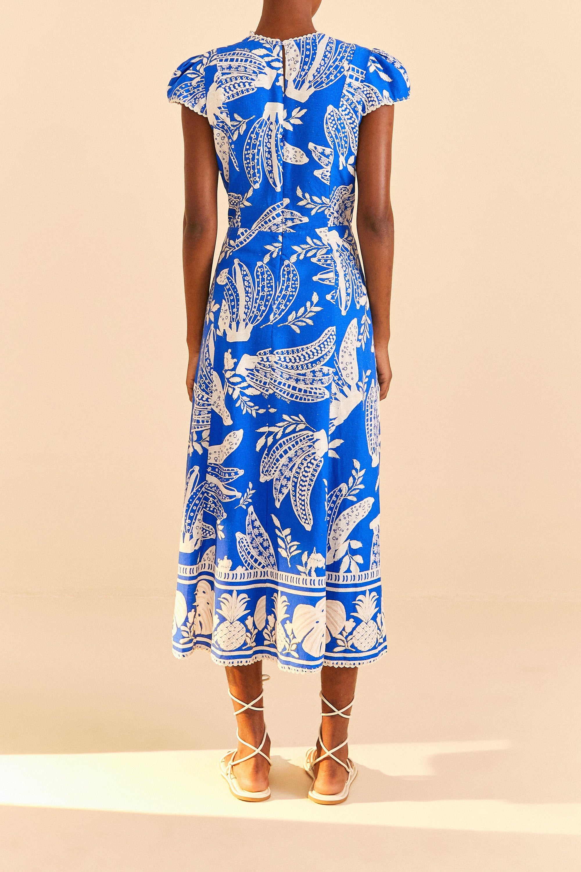 NEW_Lace Bananas Navy Blue Robes midi - Lace Bananas Navy Blue