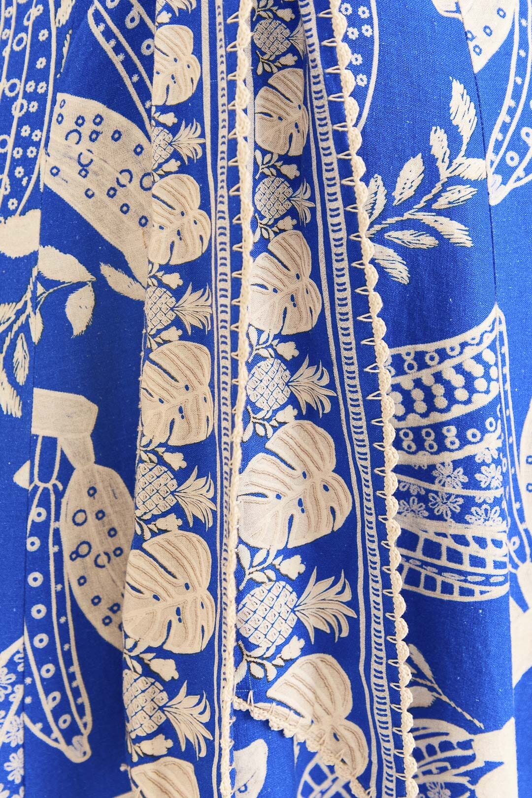 NEW_Lace Bananas Navy Blue Robes midi - Lace Bananas Navy Blue