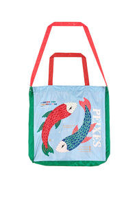 Sac imprimé signe du zodiaque Poisson - Bleu