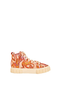 MEDIA OFF LINE_Basket flats Sauvage in cotton - Pink