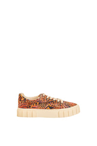 MEDIA OFF LINE_Macawmouflage cotton flat trainers - Beige