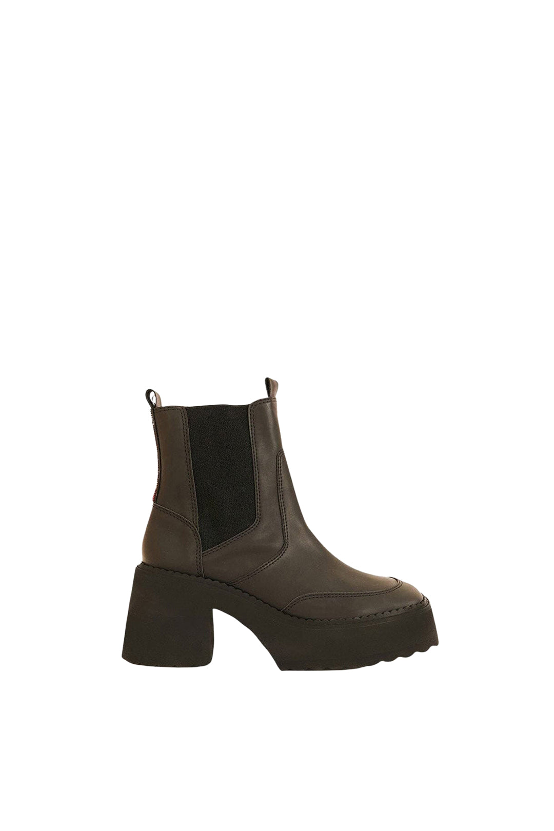 Chelsea boots with block heels - Black