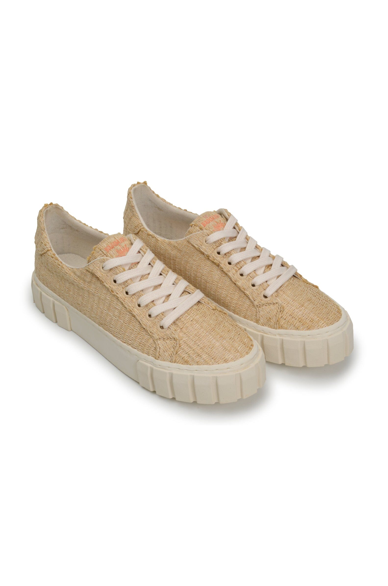 Straw trainers - Beige