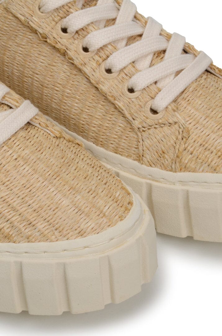 Straw trainers - Beige