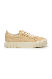 Straw trainers - Beige