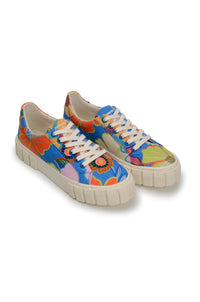 Baskets Full Garden en coton - Bleu