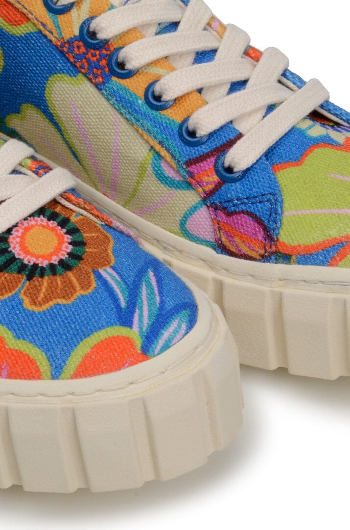 Baskets Full Garden en coton - Bleu