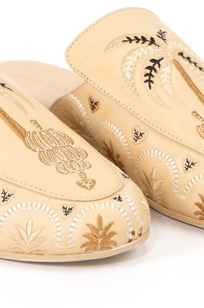Tropique braided mules - Beige