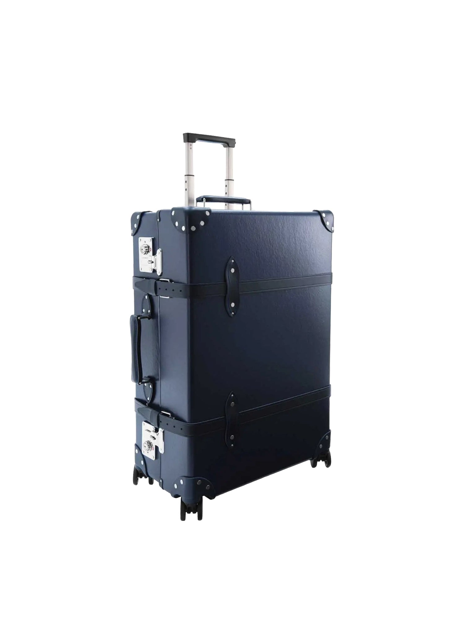Grande valise soute Centenary 4 roues - Marine & Chrome