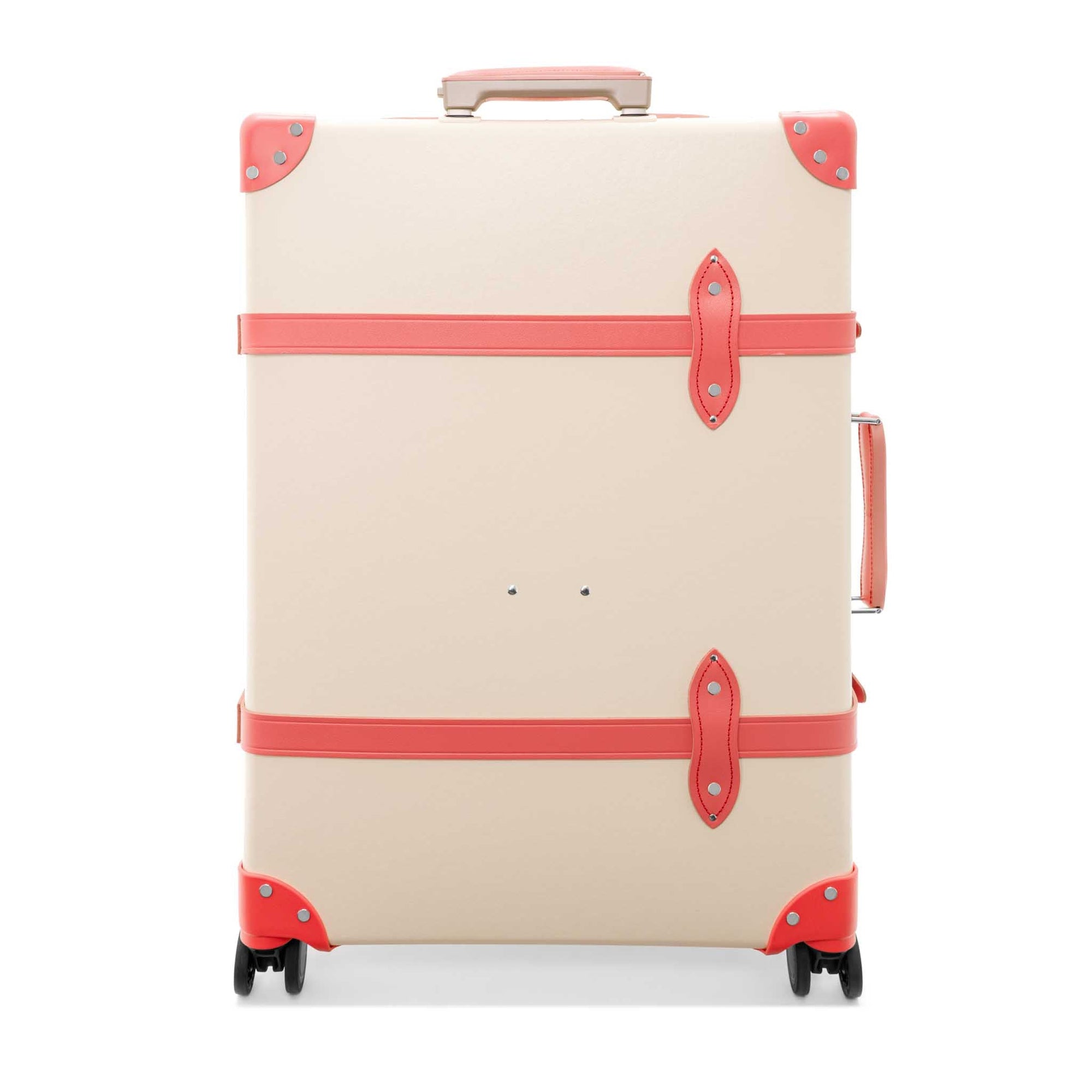 Grand bagage de soute Centenary 4 roues - Ivoire & Flamant rose & Chrome