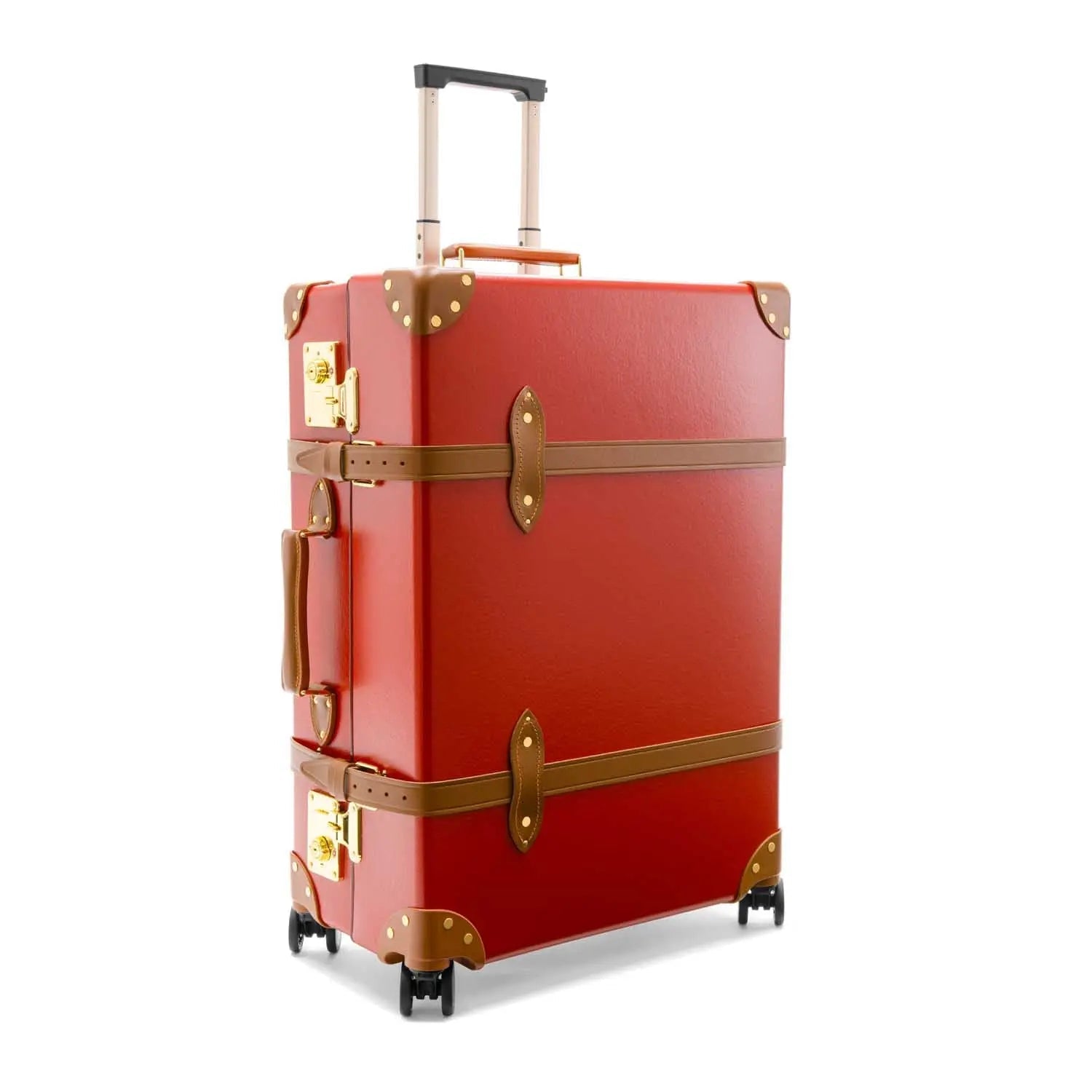 Grand bagage de soute Centenary 4 roues - Rouge & Caramel & Or