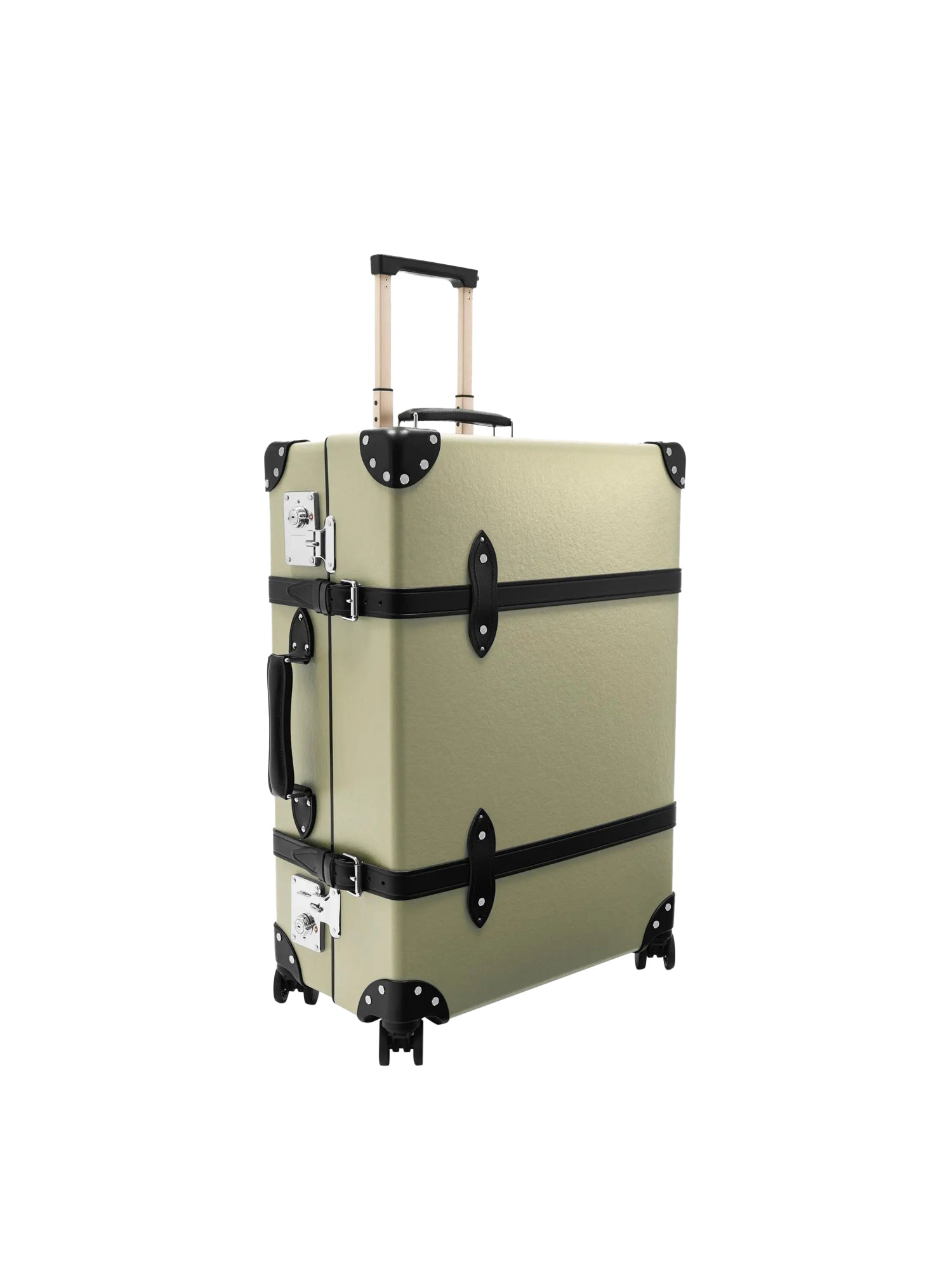 Grande valise soute Centenary 4 roues - Olive & Noir & Chrome